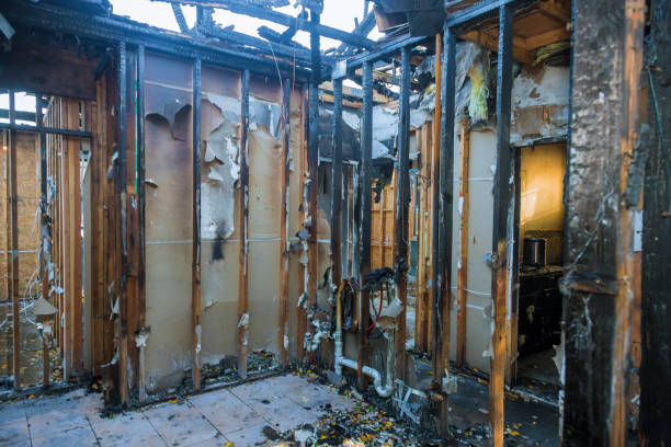 Professional Emergency Fire Cleanup technician working in Farley, IA